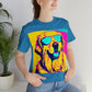 Pop Art Golden Retriever Wearing Sunglasses