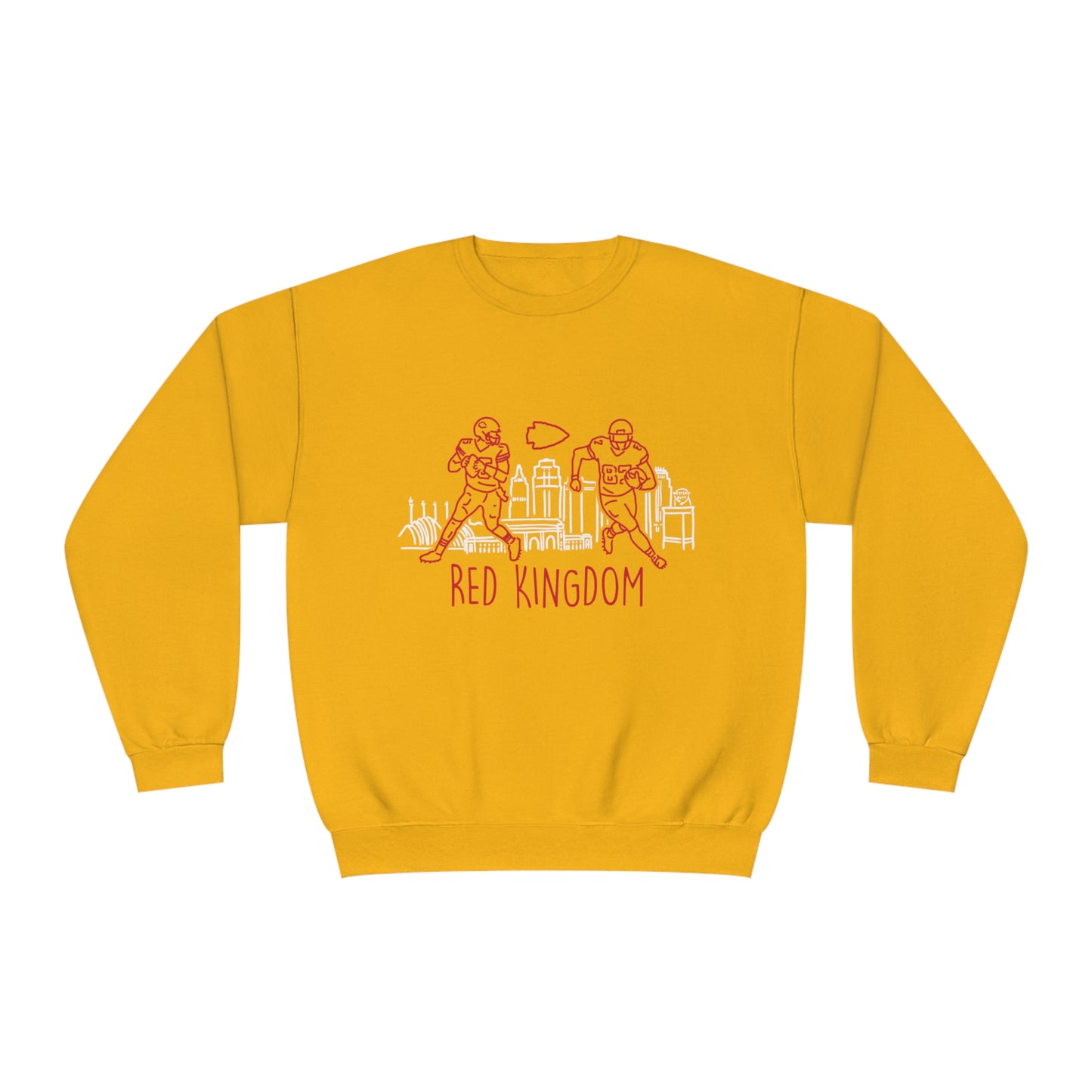 Red Kingdome - Gold Crewneck Sweatshirt