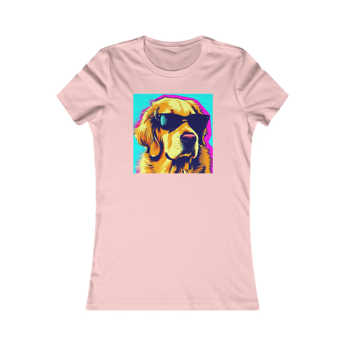 Pop Art Golden Retriever with Sunglasses