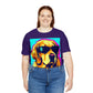 Pop Art Golden Retriever Wearing Sunglasses