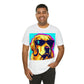 Pop Art Golden Retriever Wearing Sunglasses