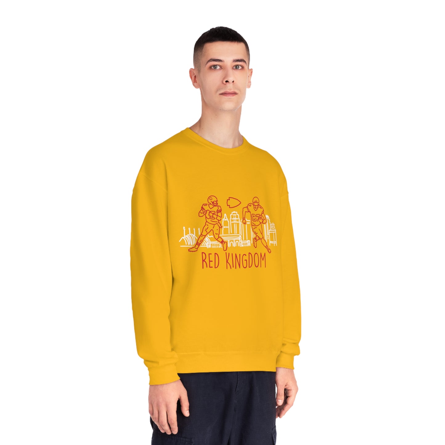 Red Kingdome - Gold Crewneck Sweatshirt