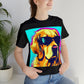 Pop Art Golden Retriever Wearing Sunglasses