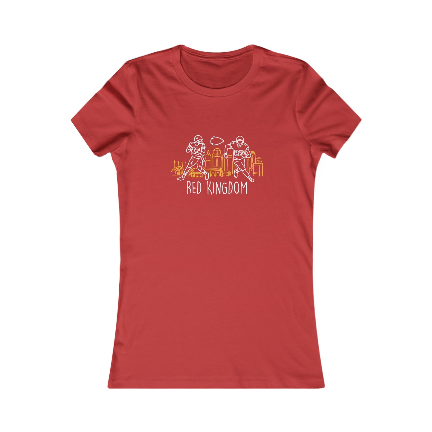 Red Kingdom Chiefs -  Red Women's Favorite Tee