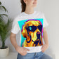 Pop Art Golden Retriever Wearing Sunglasses