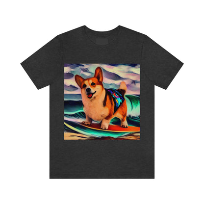 Surfing Corgi