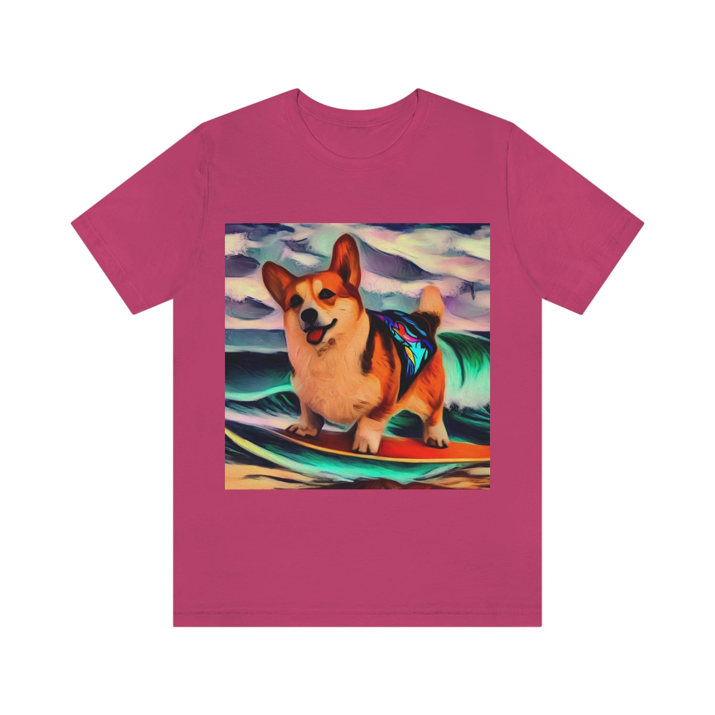 Surfing Corgi