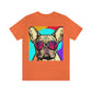 Pop Art French Bulldog Wearing Glasses